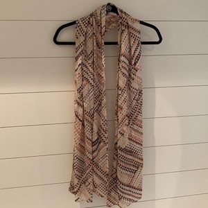 White House Black Market Printed Scarf